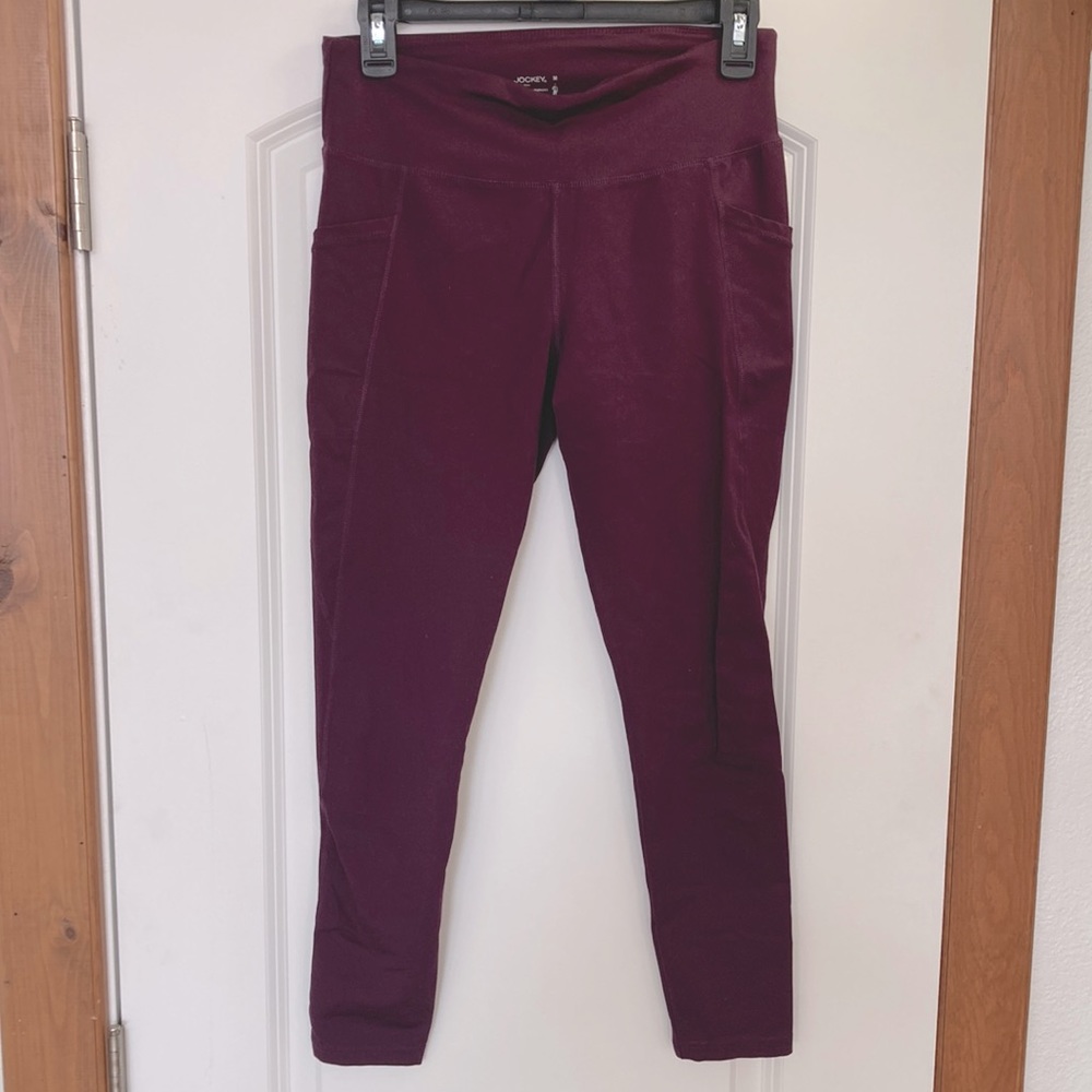 Women’s athletic leggings - plug color - jockey